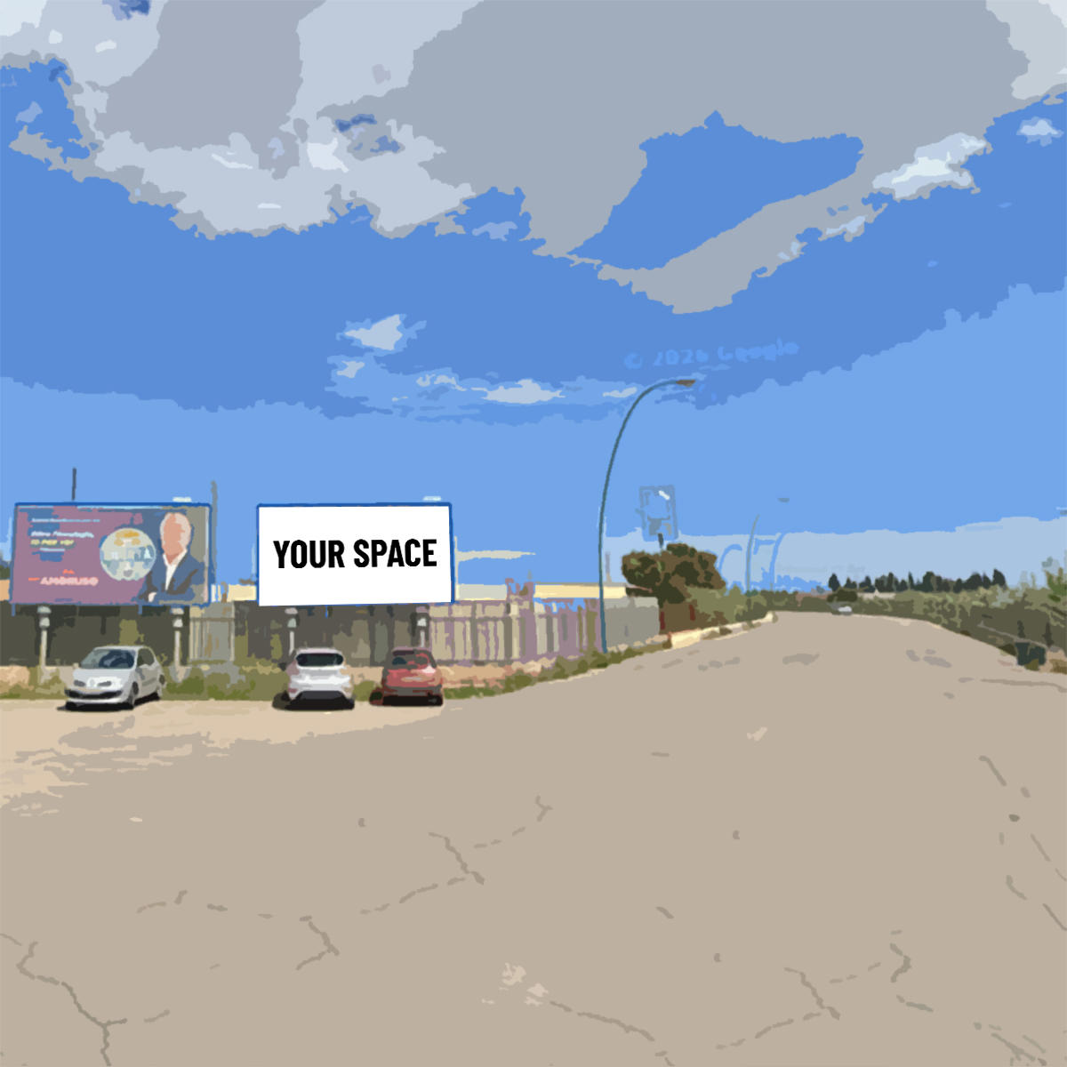 SPAZIO PUBBLICITARIO 600 x 300 Via Casamassima (VALENZANO) Dal 19/10/2026 al 01/11/2026 14 giorni